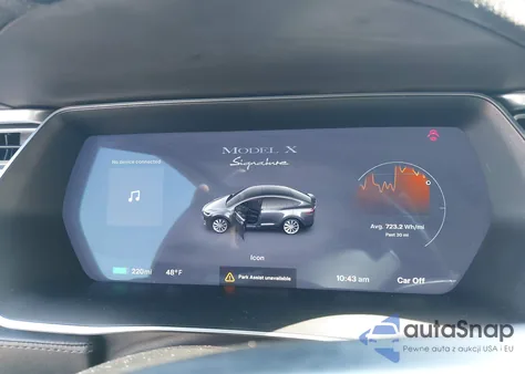 2016 Tesla Model X 75D/P100D/P90D из США, поврежденный, VIN 5YJXCBE43GFS00850